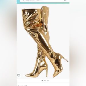 Gold Heels size 10 , Red heels size 9 , and black dress is a size medium 30$each